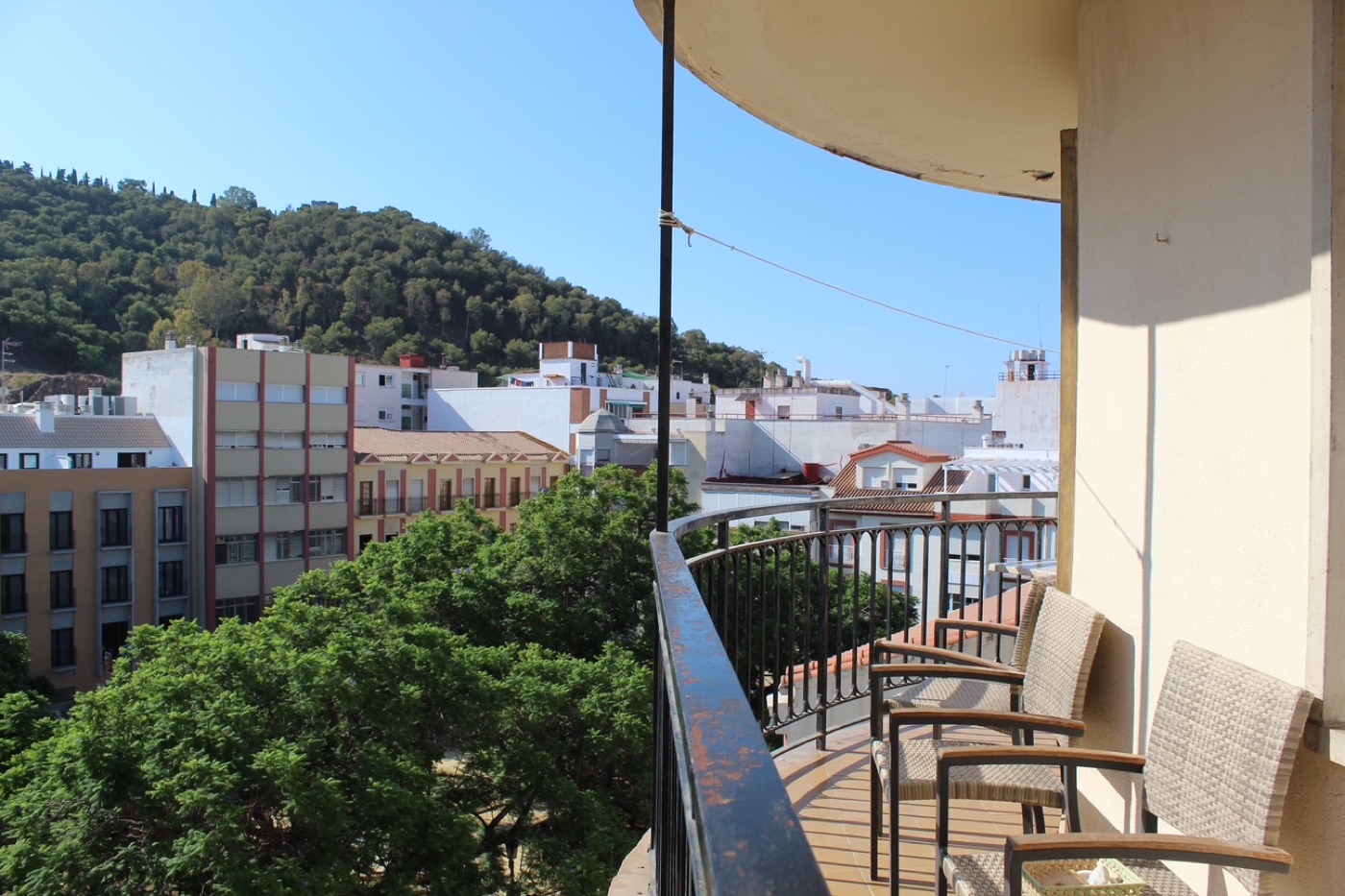 Balcón con vistas
