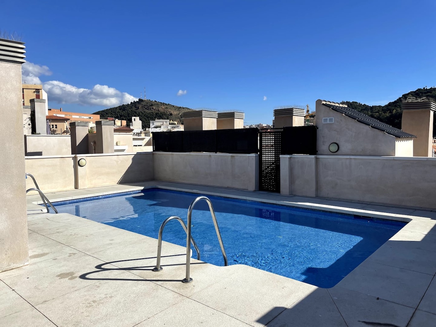 Piscina en la azotea